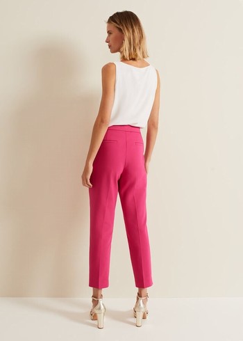 Phase Eight Ulrica Tapereds Trousers Pink USA | 3278654-YU